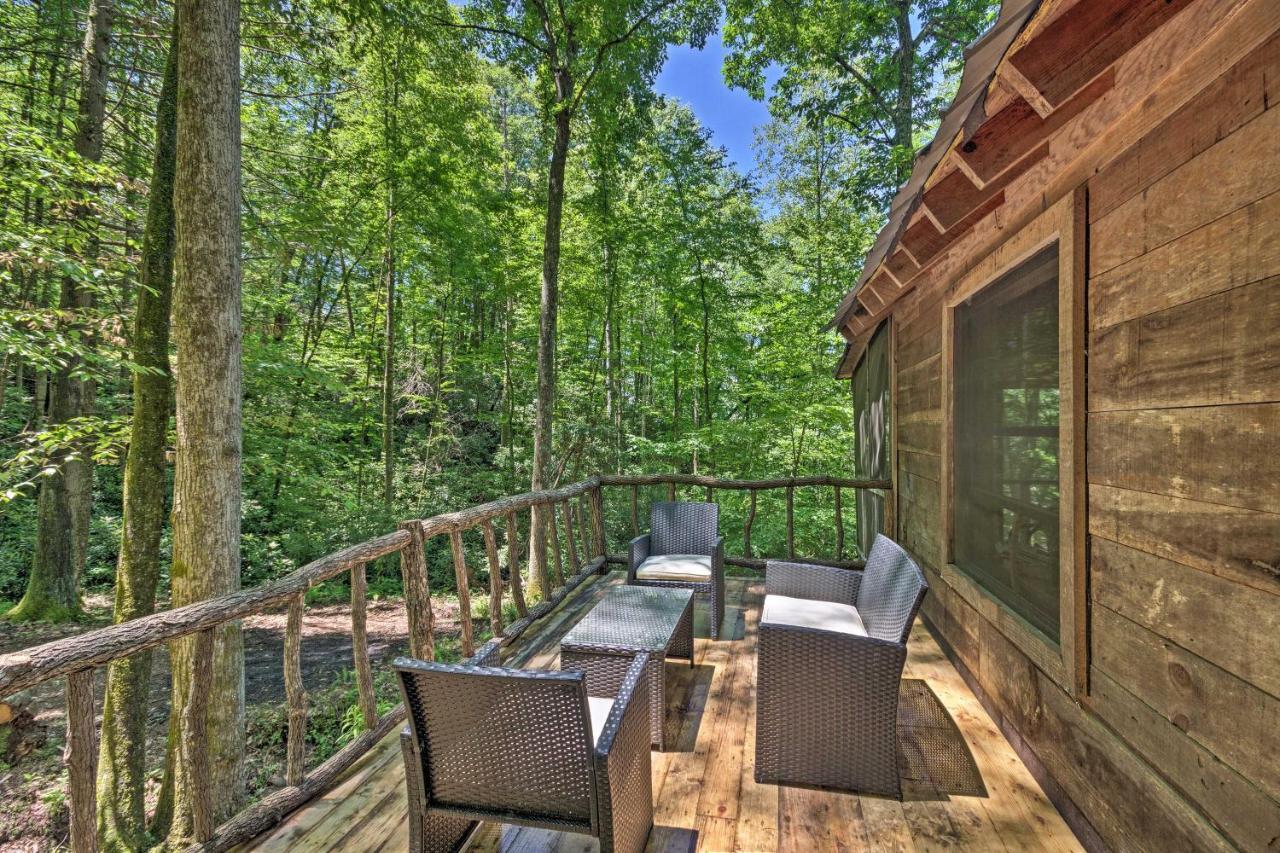 Creekside Cabin With Deck In Pisgah Forest! Barnardsville 외부 사진