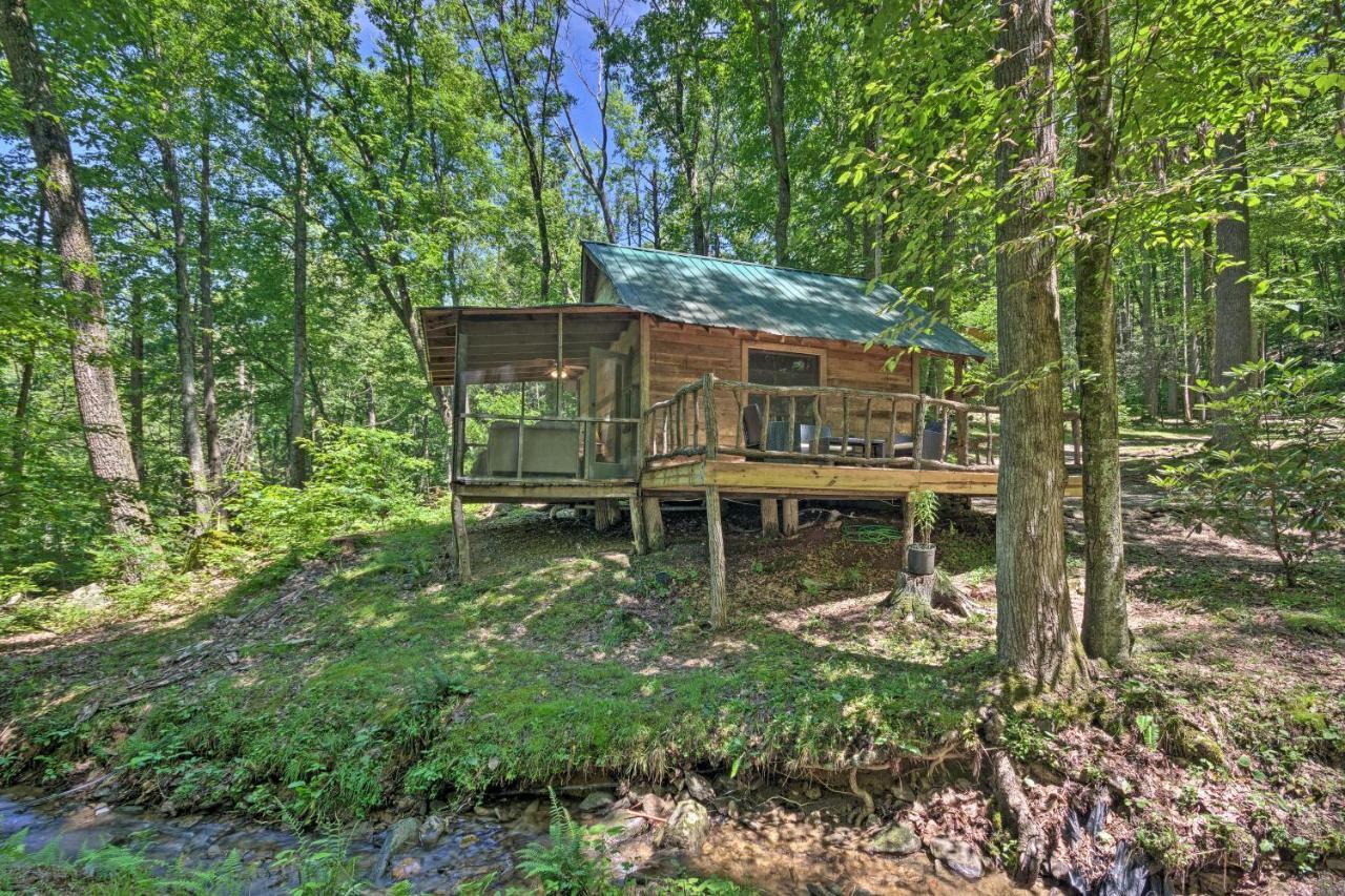 Creekside Cabin With Deck In Pisgah Forest! Barnardsville 외부 사진