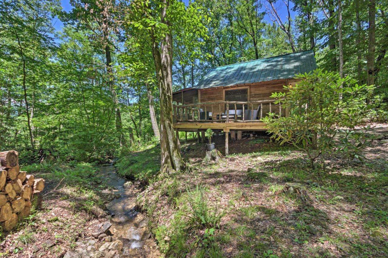 Creekside Cabin With Deck In Pisgah Forest! Barnardsville 외부 사진