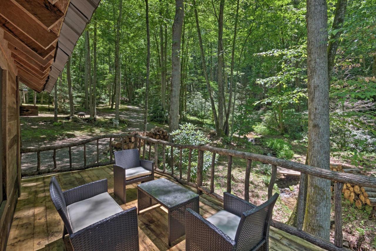 Creekside Cabin With Deck In Pisgah Forest! Barnardsville 외부 사진